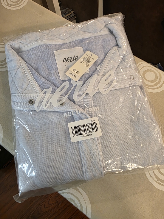 aerie Tops - aerie Light Blue Sweatshirt - Size L